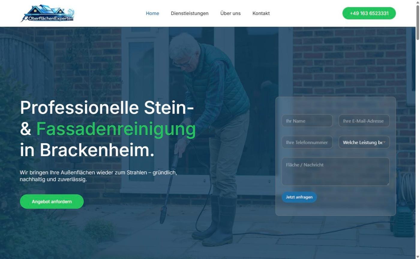 Kundenprojekt: oberflaechenexperten.com